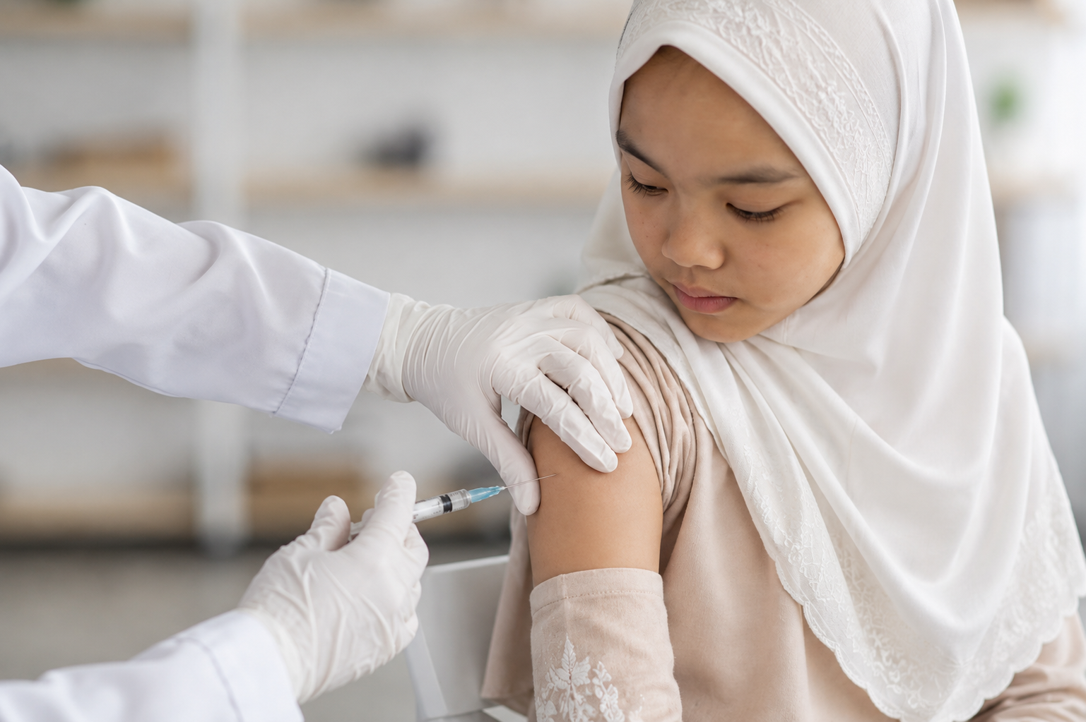 Imunisasi Umroh untuk anak sebelum perjalanan